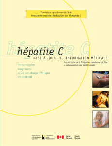 Hépatite C : mise à jour de l`information médicale