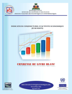 icae-haiti: condense du livre blanc - Institut Haitien de Statistique et