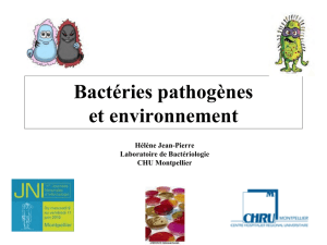 Pathogènes et leur environnement