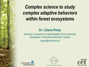Diapositive 1 - Centre d`étude de la forêt
