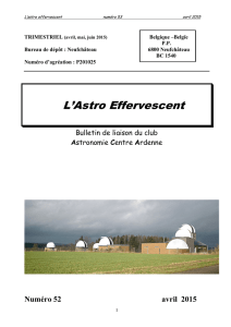 Numéro 53 - Astronomie Centre Ardenne
