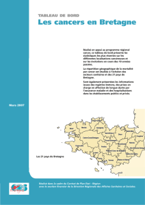 Les cancers en Bretagne