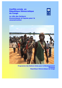 Conflits armés en République Démocratique du Congo