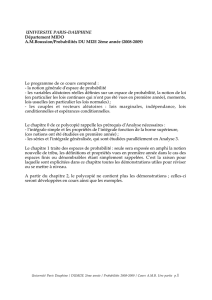 Cours d` Anne-Marie Boussion (2009) - Partie 1
