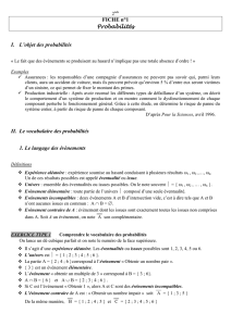 Probabilités - Prof Launay