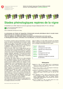 article - Revue suisse de viticulture arboriculture