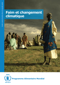 Faim et changement climatique - WFP Remote Access Secure