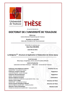 La Biolignine - Thèses INP Toulouse