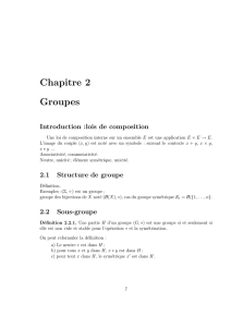 Ch2: Groupes - IMJ-PRG