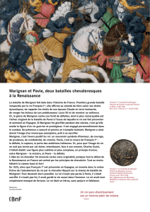 Marignan et Pavie, deux batailles chevaleresques à la Renaissance