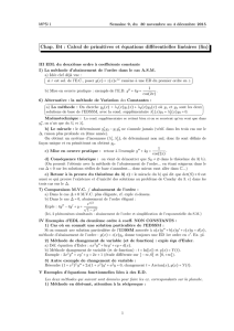 Chap. B4 : Calcul de primitives et équations différentielles linéaires