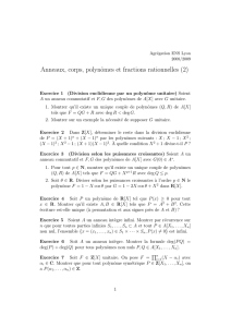 Anneaux, corps, polynômes et fractions rationnelles (2)