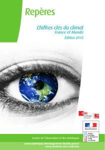 Chiffres clés du climat France et Monde