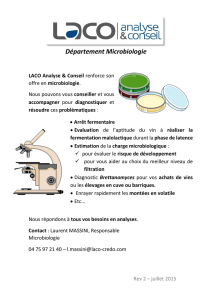 Département Microbiologie