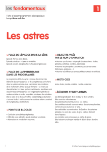 Les astres