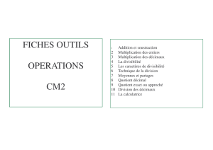 FICHES OUTILS OPERATIONS CM2
