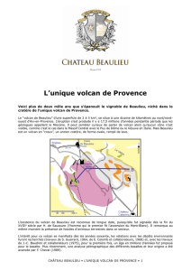 L`unique volcan de Provence