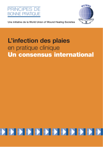L`infection des plaies en pratique clinique