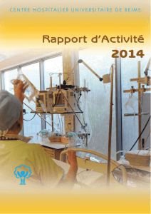 Rapport d`activité 2014 du CHU de Reims : présentation générale