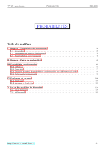 probabilités - Beechannels