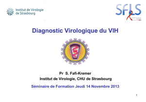 Diagnostic Virologique du VIH