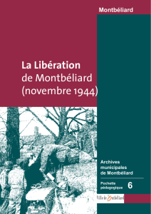 La Libération de Montbéliard (novembre 1944)