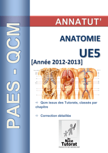 Annatut` UE5-Anatomie Générale 2012-2013