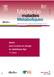 Guide pour la prise en charge du diabétique âgé
