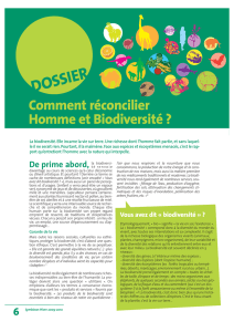 Comment réconcilier Homme et Biodiversité? / La