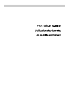 Statistiques de la dette extérieure: Guide pour les statisticiens et les
