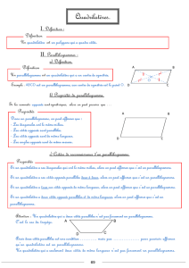 Quadrilatères. - Maths au LFKL