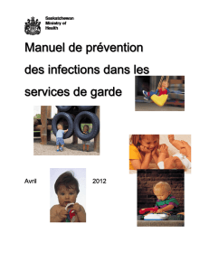 Manuel de prévention des infections dans les services de garde