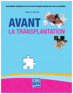 Avant la Transplantation