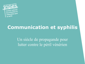 Communication et syphilis