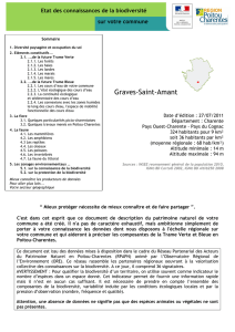 Graves-Saint-Amant - Observatoire Régional de l`Environnement
