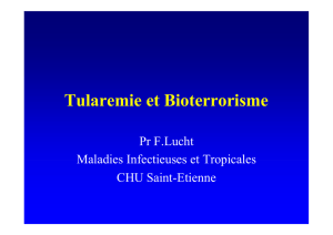 Tularemie et Bioterrorisme