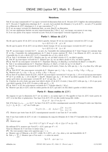 ENSAE 1983 (option M`), Math. II