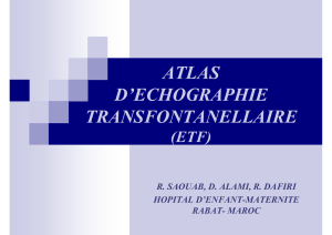 ATLAS D`ECHOGRAPHIE TRANSFONTANELLAIRE