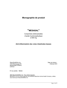 Mesasal - GSK.ca