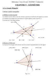 CHAPITRE 3 – Repères, points et droites