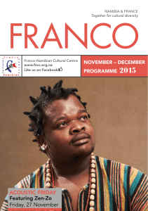 FNCC CiNema - Ambassade de France en Namibie