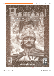 1/18 Hannibal : Rome contre Carthage V2 Traduction