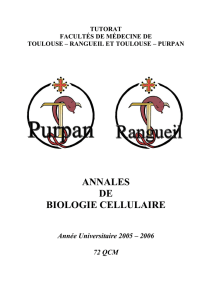 Biologie celullaire - 2005 - Medecine