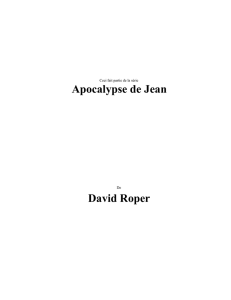 Apocalypse de Jean David Roper
