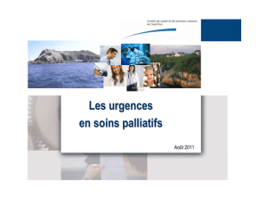 Les urgences en soins palliatifs - CISSS Côte-Nord