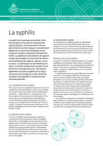 Råd och fakta om sexuellt överförda infektioner – Syfilis