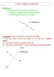 v6 - 8 - Cercle, triangles et médiatrice