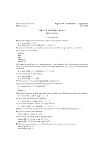 Algèbre linéaire - Institut de Mathématiques de Bordeaux