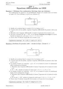 TD1 - Equations différentielles