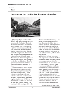 Les serres du Jardin des Plantes rénovées